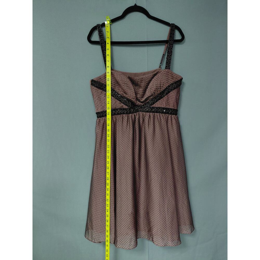 ADRIANNA PAPELL BOUTIQUE Pink A-Line Short Dress Women Size 14 - Picture 8 of 12